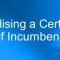 certificate of incumbency
